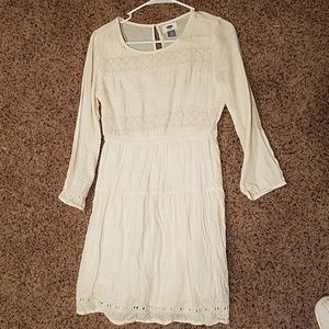 Old Navy Girls Dress cream size 14